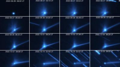 Novas imagens mostram como ficou o asteroide atingido intencionalmente pela humanidade - TVI