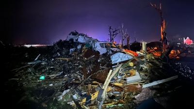 Pelo menos 23 mortos em tornado no Mississippi - TVI