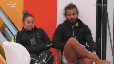 Tamara e Domingos comentam: «O Dala está muito calado» - Big Brother