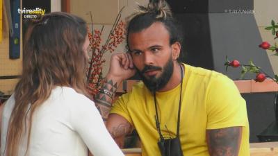Domingos Terra esclarece Isa Oliveira: «Aqui sou obrigado a ser cínico» - Big Brother