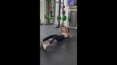 Veja os exercícios de Francisca Cerqueira Gomes, no ginásio - TVI