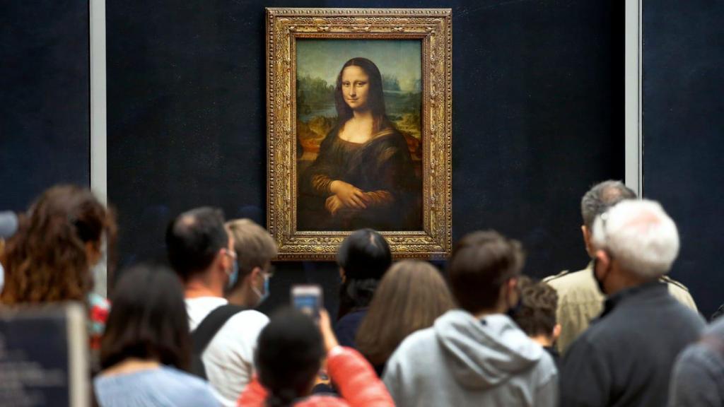 "Mona Lisa" de Leonardo da Vinci, no Museu do Louvre, em Paris, França. Chesnot/Getty Images