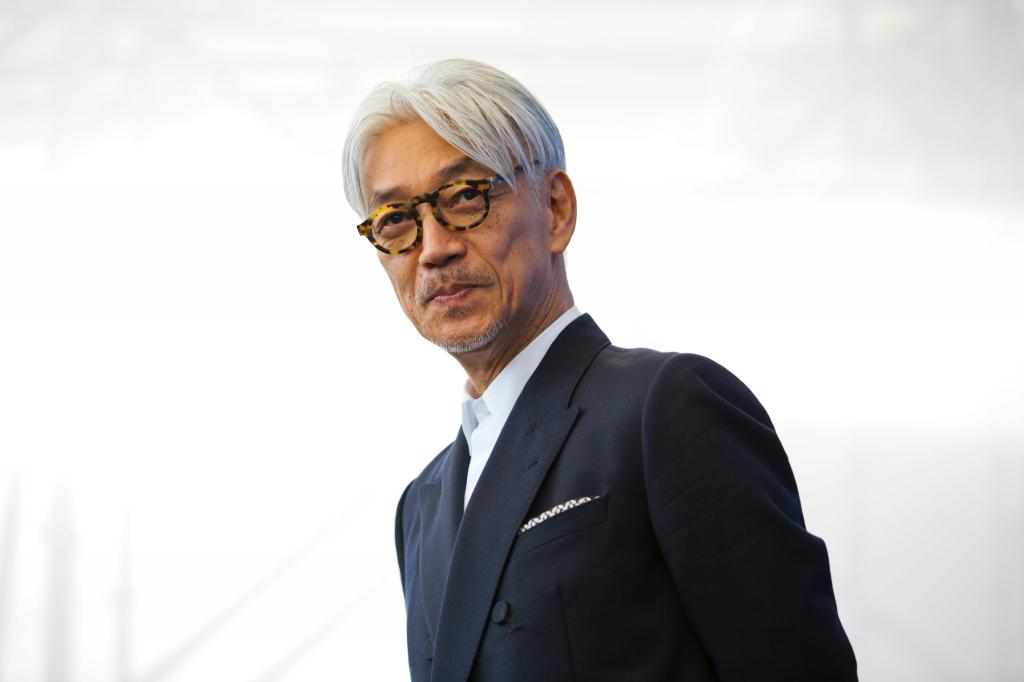 Ryuichi Sakamoto (AP Photo/Domenico Stinellis)