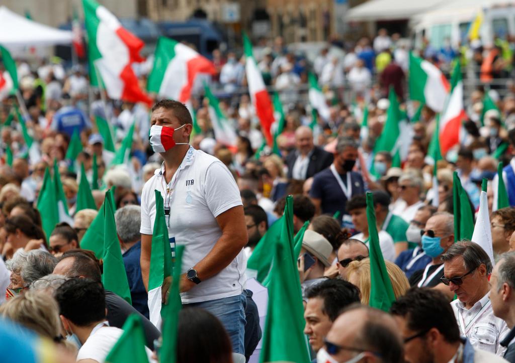 Bandeira de Itália (AP Photo/Riccardo De Luca)