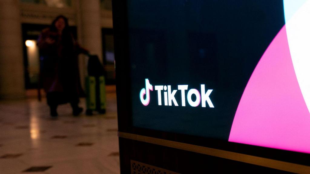 Publicidade da empresa TikTok em Washington DC (Stefani Reynolds / AFP/ Getty Images)