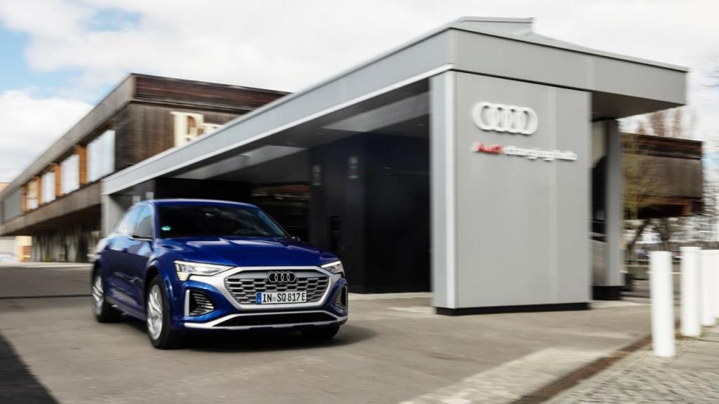 Centro de carregamento Audi (foto: divulgação)