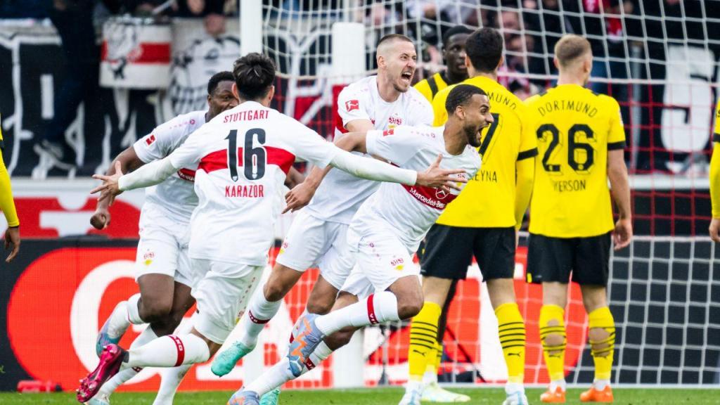 Estugarda-Borussia Dortmund (Tom Weller/dpa via AP)