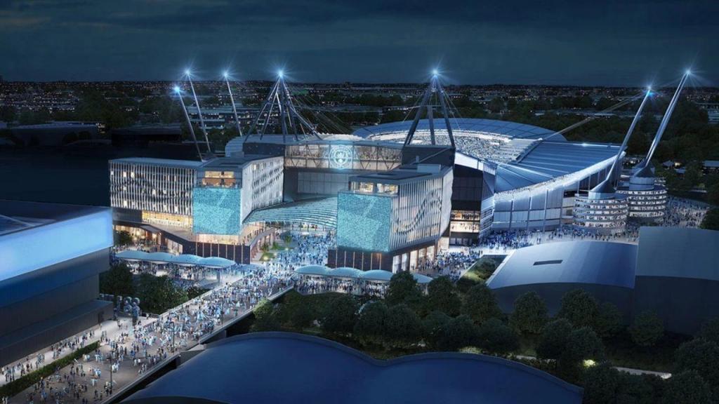 O projeto de expansão do estádio do Manchester City