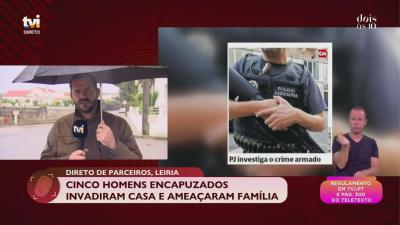 Cinco encapuzados invadem casa e ameaçam família - TVI