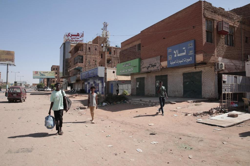 Cartum, no Sudão (Foto: Marwan Ali/AP)