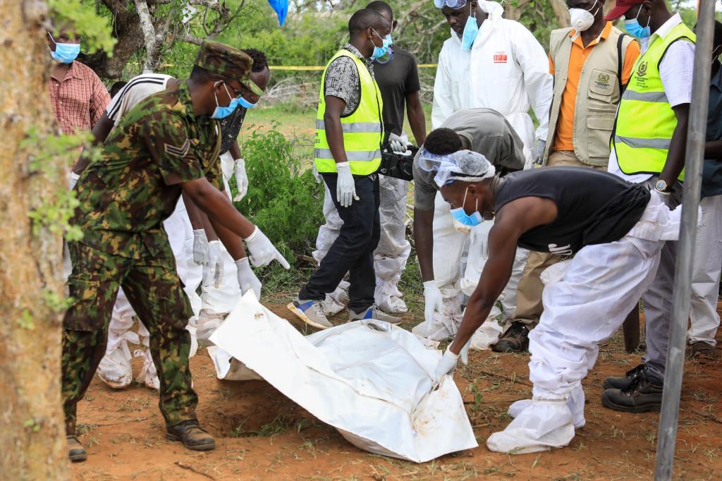 Corpos encontrados no Quénia (EPA)