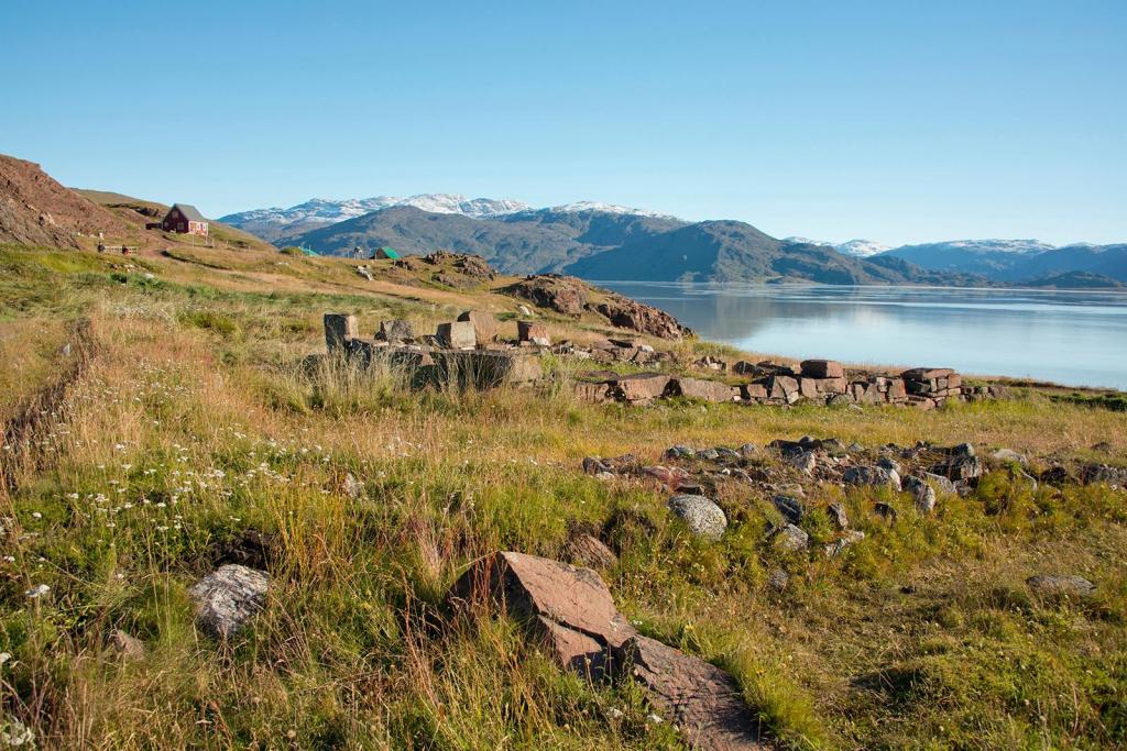 Restos da civilização viking na Gronelândia. Foto: Cindy Hopkins/Alamy Stock Photo