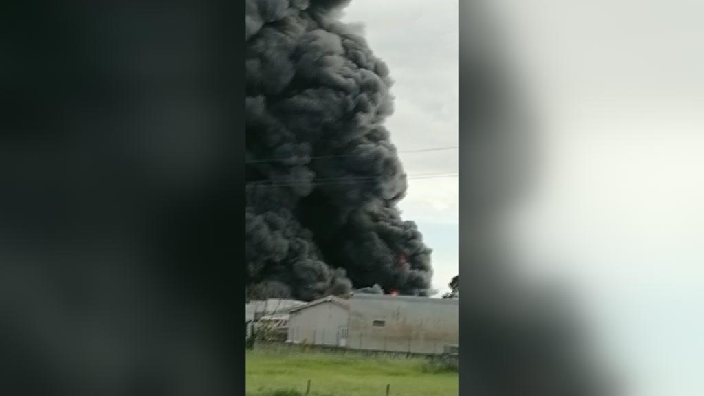 As imagens do incêndio em fábrica de Gondomar que obrigou a evacuar casas