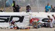 Acidente de Miguel Oliveira no GP de Espanha (EPA/Jose Manuel Vidal)