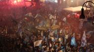 Nápoles em festa pelo título de campeão (CARLO HERMANN/AFP via Getty Images)