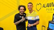 Fábio Martins e Cristiano Ronaldo (Twitter: Fábio Martins)