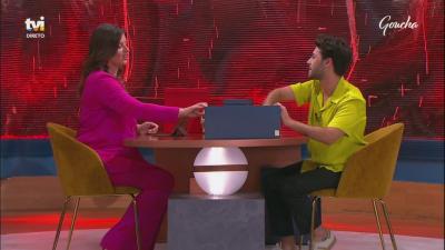 Rui Maria Pêgo surpreendido por Maria Botelho Moniz: «Que bela cabra» - TVI