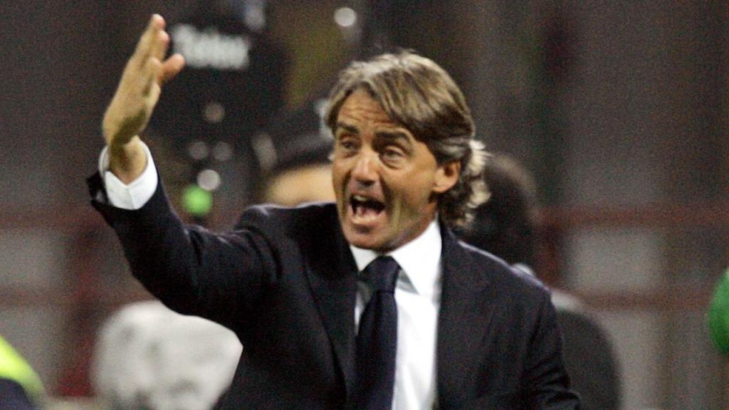 Treinador do Inter: Roberto Mancini (AP/Alberto Pellaschiar)
