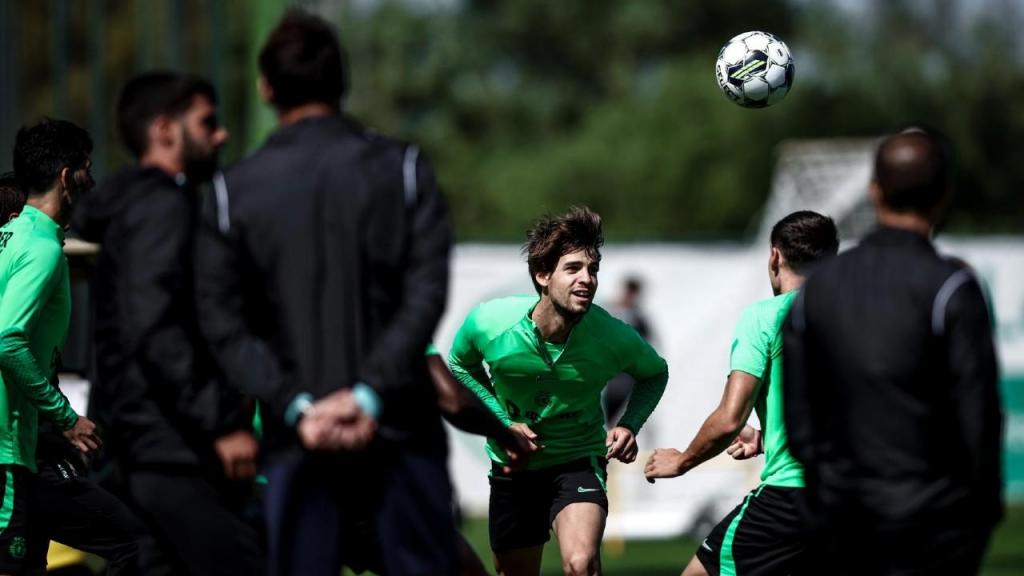 Daniel Bragança volta aos treinos (foto: Sporting)