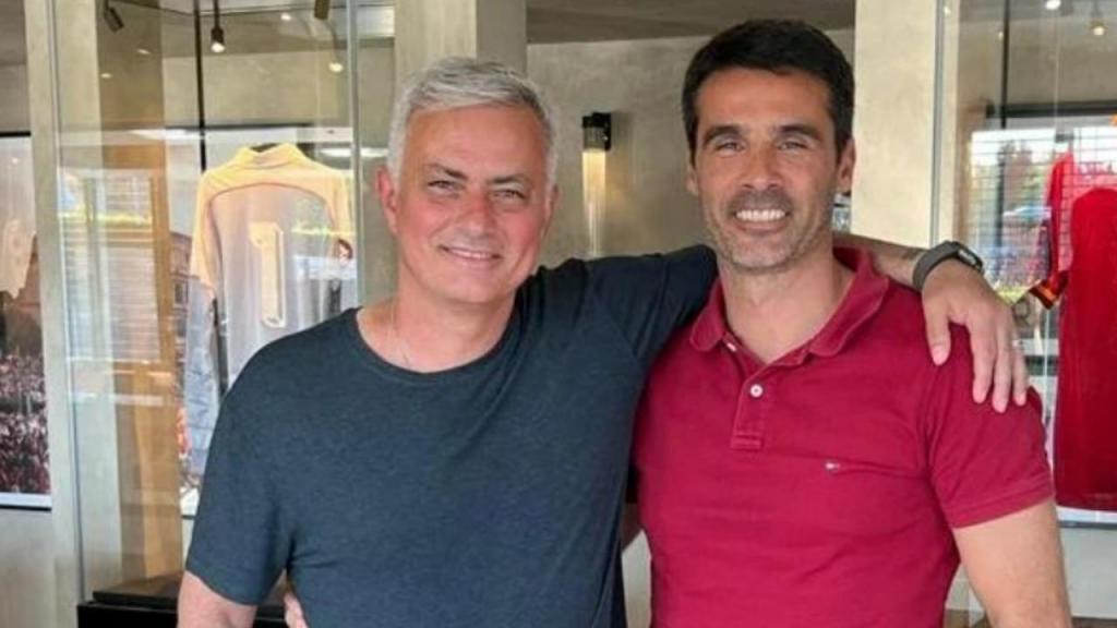 Nelson Veríssimo com Mourinho (instagram/coach.nverissimo)