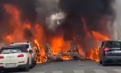 Explosão em Milão. Há vários veículos em chamas - TVI