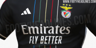 Possível equipamento alternativo do Benfica para 2023/24 (site Footy headlines)