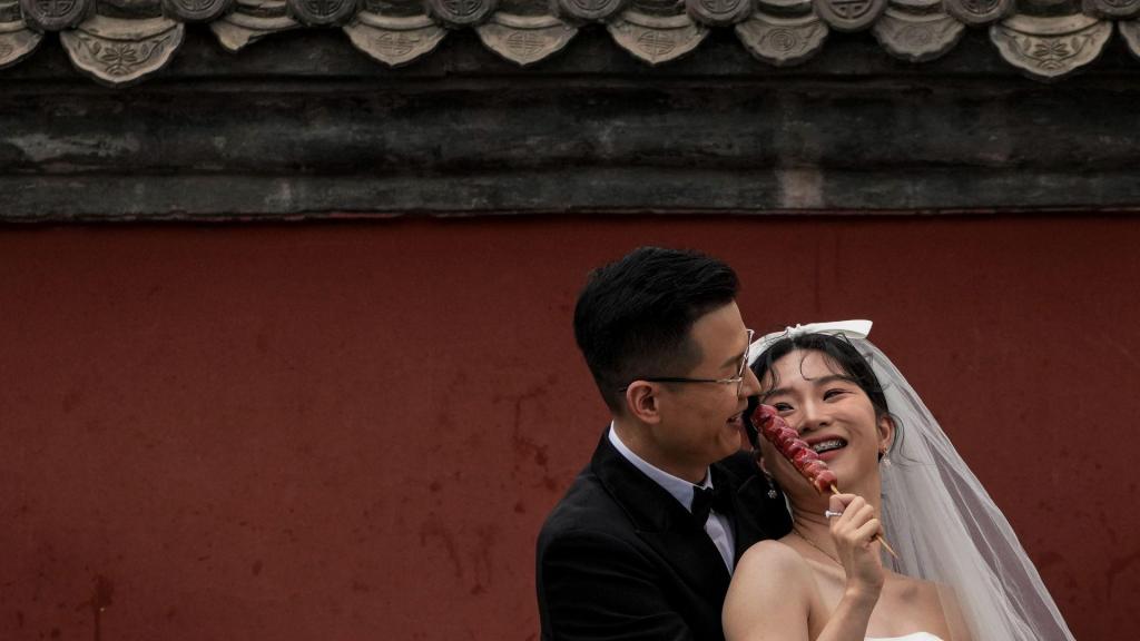 Casamento na China (Andy Wong/AP)