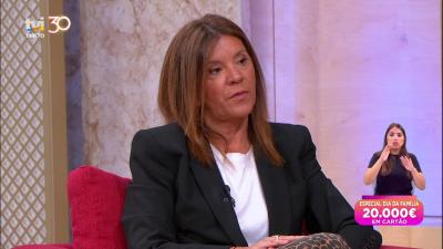 Sofia Matos: «Há mães que sofrem de violência doméstica e usam os filhos como arma de arremesso» - TVI