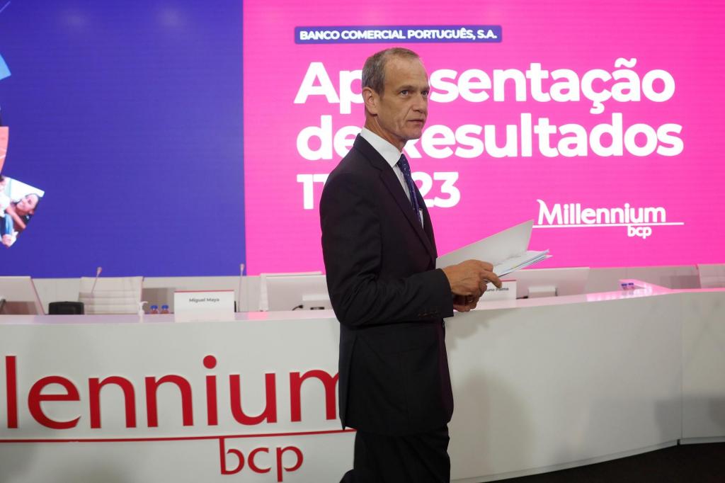 Miguel Maya, presidente executivo do Banco Comercial Português (Millennium BCP) (Foto: António Pedro Santos/Lusa)