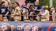 Barcelona festeja título de campeão (Getty Images)