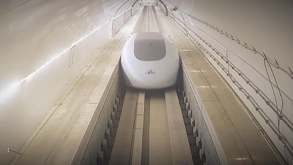 Testes novo comboio ultrarrápido Maglev (foto: CGTN/Captura YouTube)