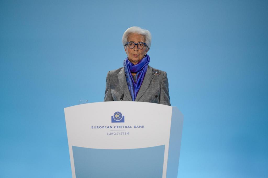 Christine Lagarde, presidente do BCE.