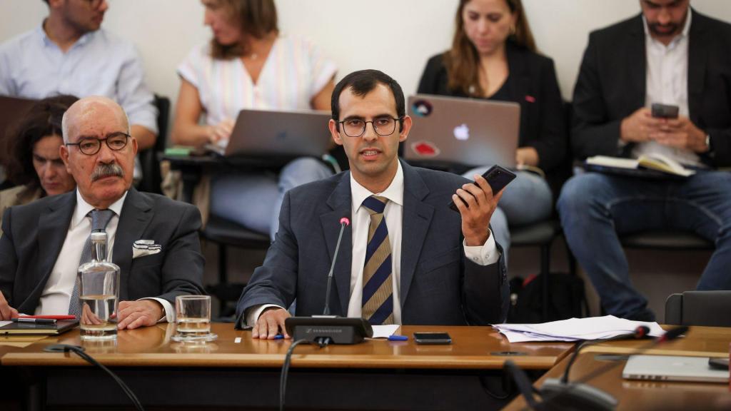 Frederico Pinheiro na comissão parlamentar de inquérito à TAP (José Sena Goulão/Lusa)