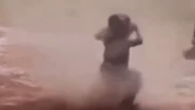 Tornado de areia apanha criança de 7 anos. O resgate merece ser visto - TVI