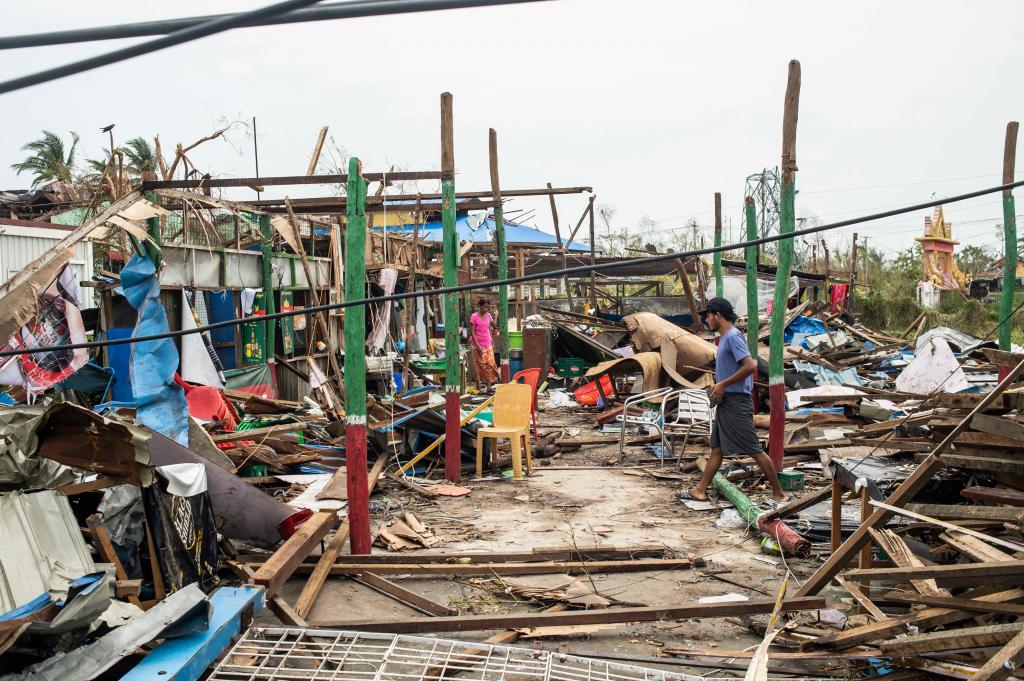 Myanmar Asia Cyclone (AP)