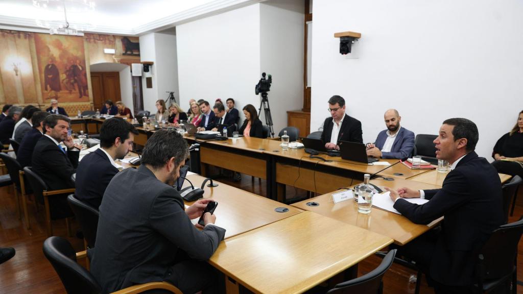 João Galamba na comissão parlamentar de inquérito à TAP (Miguel A. Lopes/Lusa)