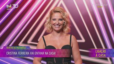 Cristina Ferreira dá as boas vindas e anuncia: «Vamos finalmente saber quem são os finalistas» - Big Brother