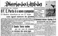 Liga: a decisão de 1958/59 no Diário de Lisboa