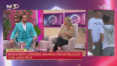 Margarida Corceiro anuncia fim da relação com João Félix - TVI