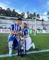 Companheiras dos jogadores do FC Porto no Jamor (Fotos/Instagram)