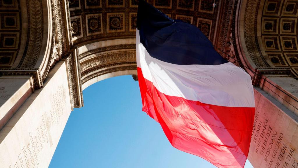 Bandeira de França (Ludovic Marin, Pool via AP)