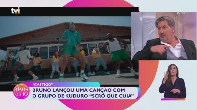 Bruno de Carvalho fala sobre a canção «Castigo»: «Isto vai ser um estrondo para Portugal!» - TVI