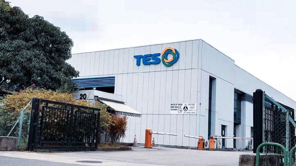 Fábrica de reciclagem de baterias TES na Europa (foto: divulgação)
