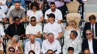 Zlatan Ibrahimovic e Kylian Mbappé assistem à final de Roland Garros (AP)