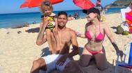 As férias dos dragões: Evanilson no Rio de Janeiro, com a família (Instagram)