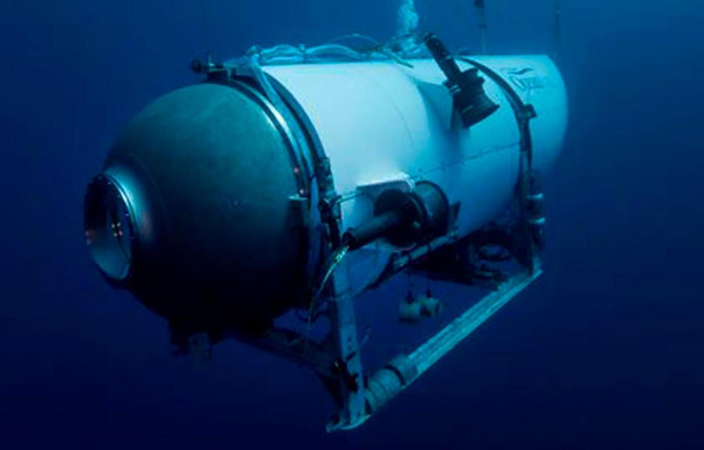 Submersível Titan (OceanGate Expeditions via AP)