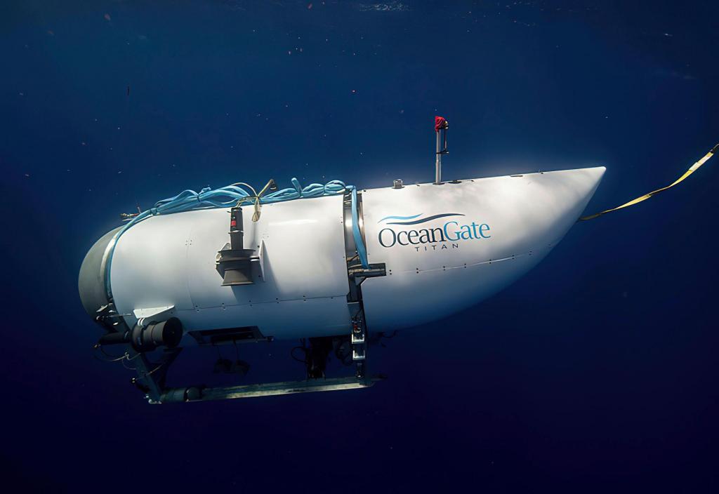 Submersível Titan (OceanGate Expeditions via AP)