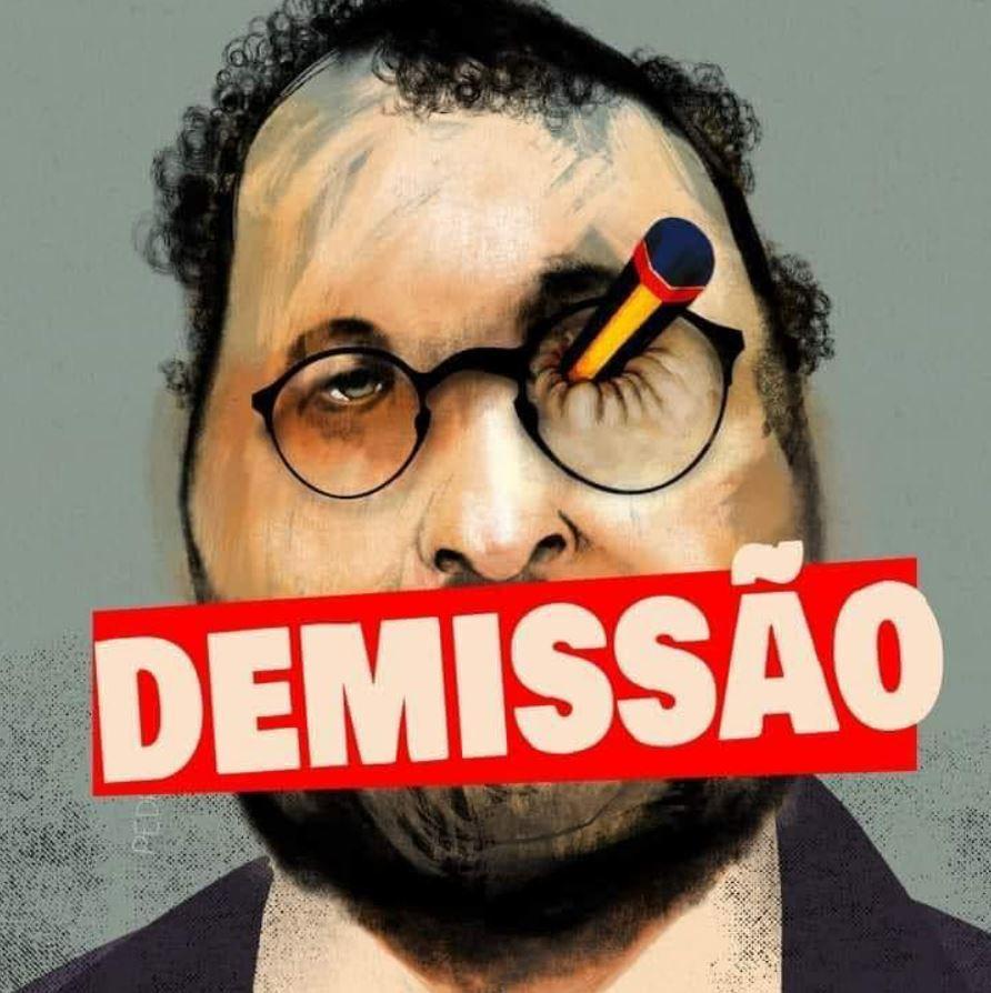 Caricatura do ministro da Educação João Costa, por Pedro Pinto. https://www.pedrobrito.eu/wp/