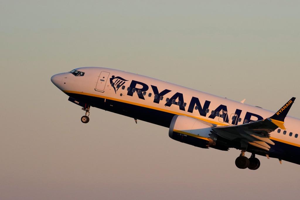 Boeing 737 da Ryanair. AP PHOTO