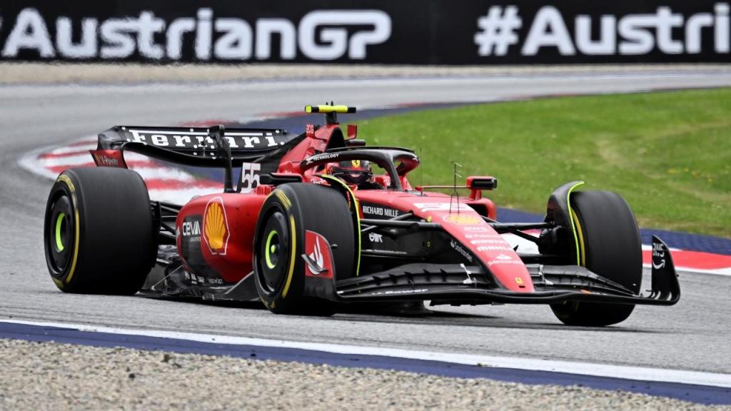 Fórmula 1: Carlos Sainz no GP da Áustria (CHRISTIAN BRUNA/EPA)